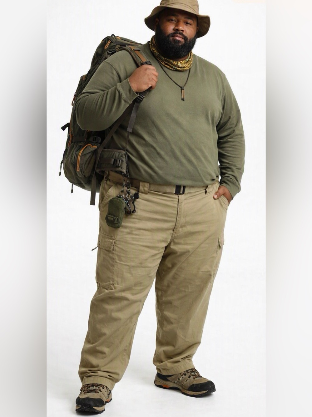 Columbia Men’s Classic Cargo Pants in Khaki Sz 42/32